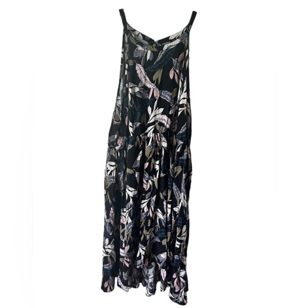 Torrid Black Palm Maxi Dress 2‎